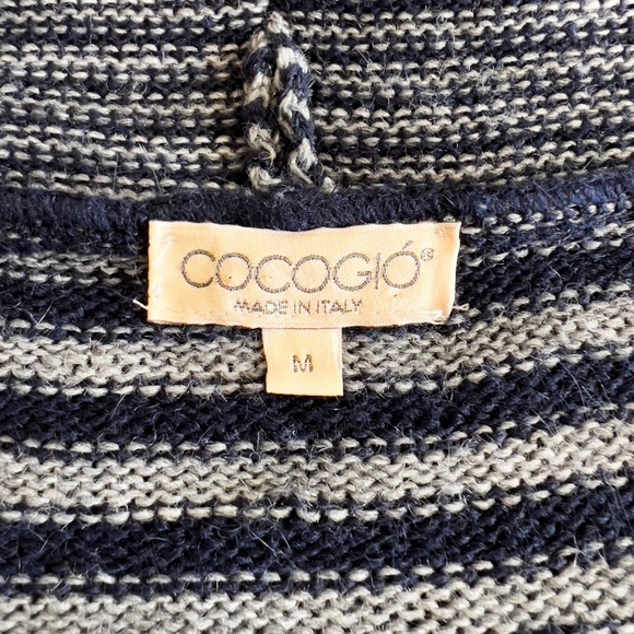 Cocogió Wool Alpaca Knitted Cardigan - Medium - Boho Chic Knitwear - Picture 5 of 8